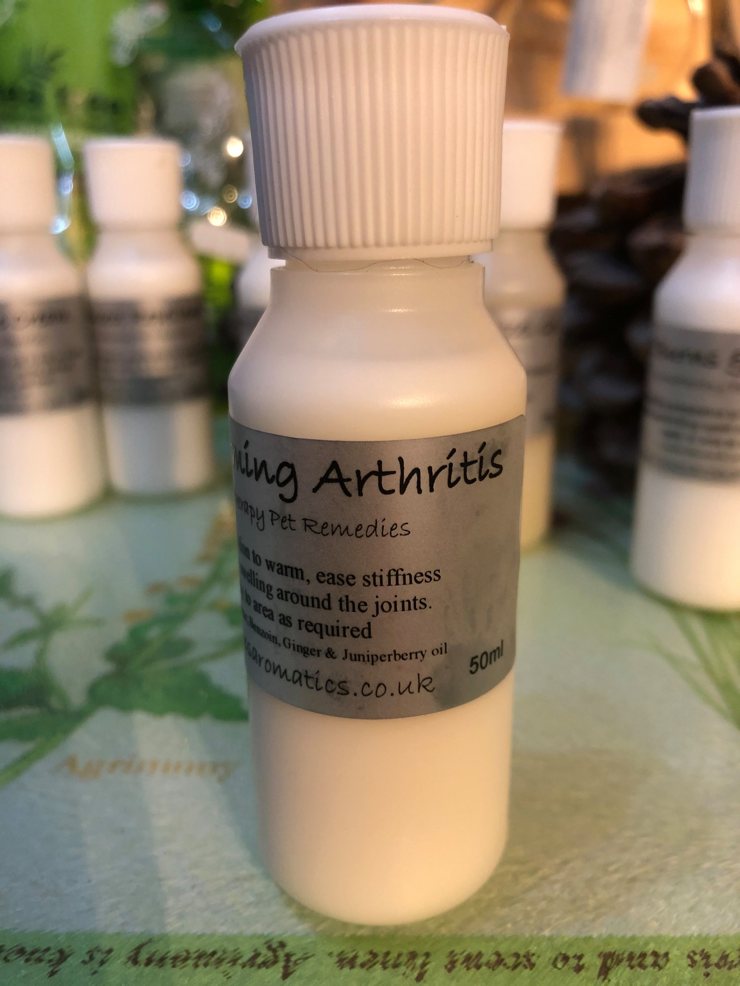 pet warming arthritis lotion